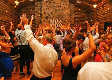 Ohio and Michigan Wedding and Event Party Band 56DAZE performing at a BARN wedding in Fremont, India