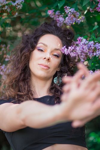 maquillage make up printemps lilas