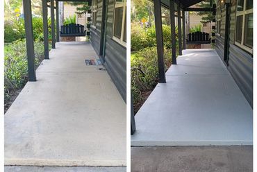 Concrete Staining Before An After