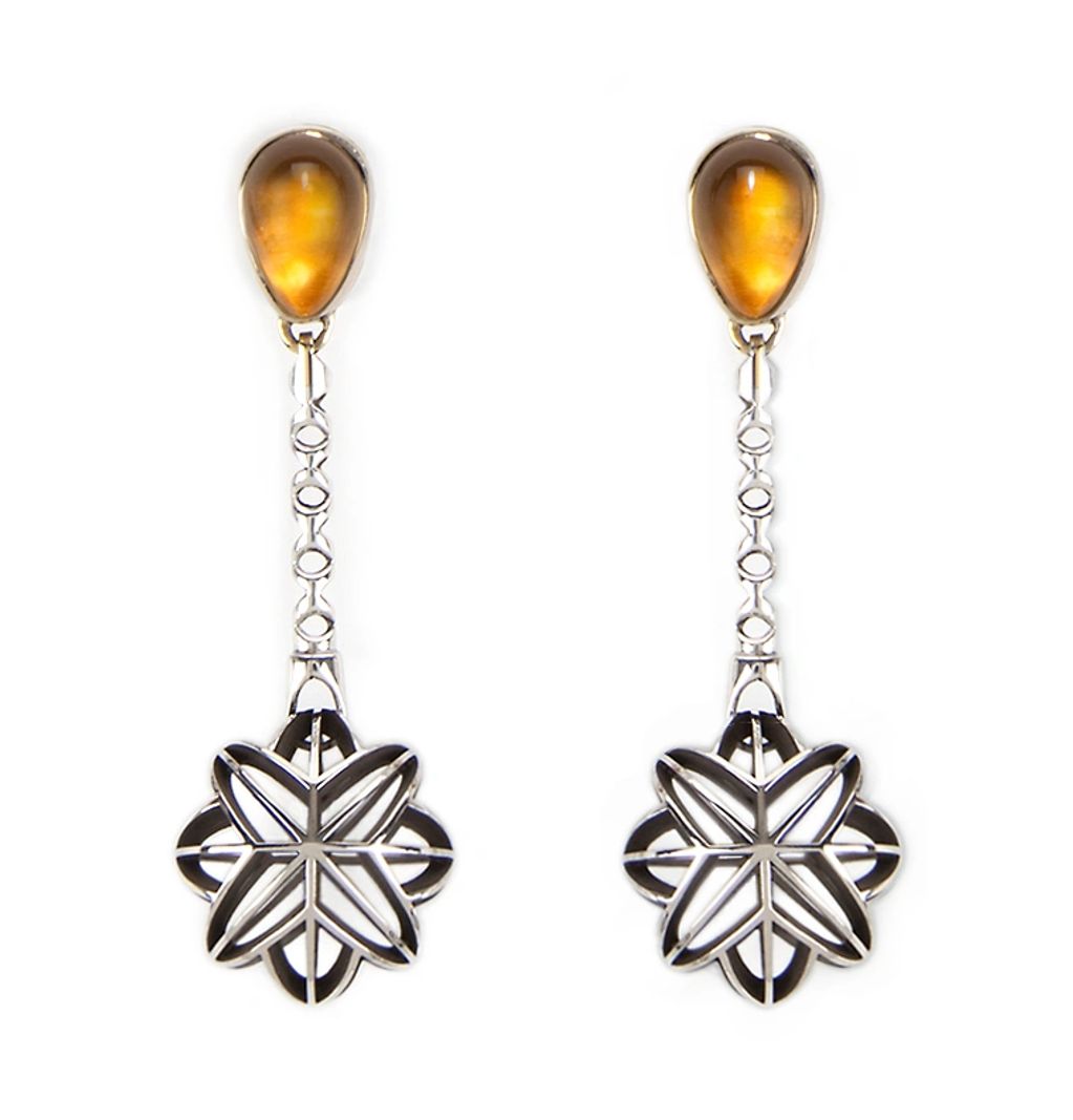 Sunshine and Shadow, 2019 Saul Bell Design Awards, 
Sterling Silver and Sunburst Citrine