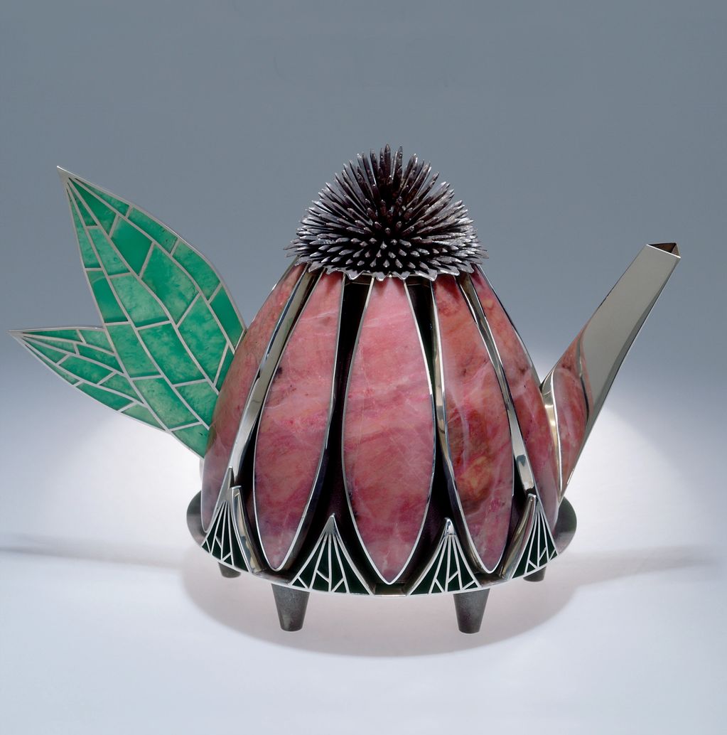 Echinacea, Cone Flower teapot, Sacred Geometry, 2019 Saul Bell Design Awards