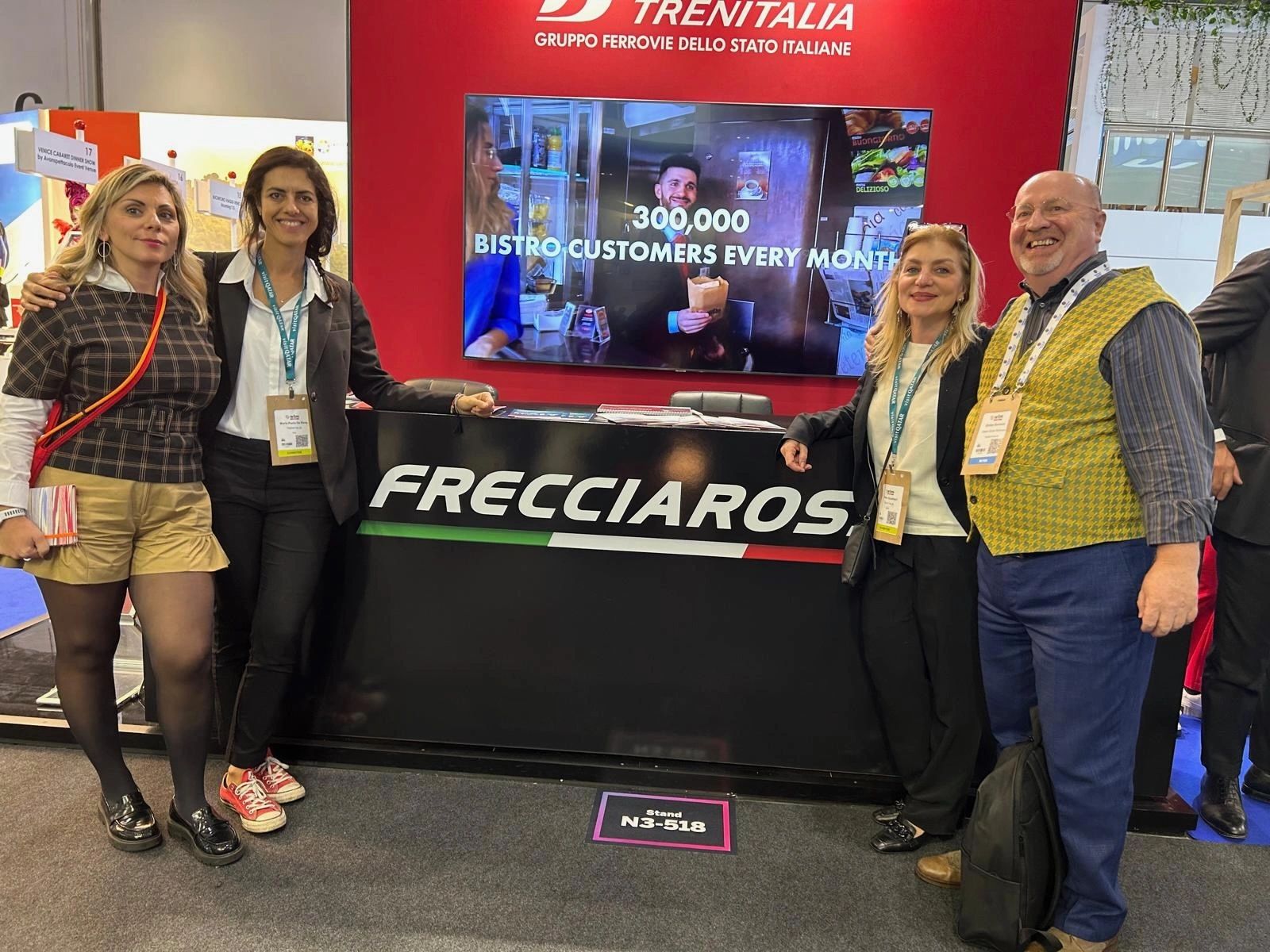Trenitalia Stand in London