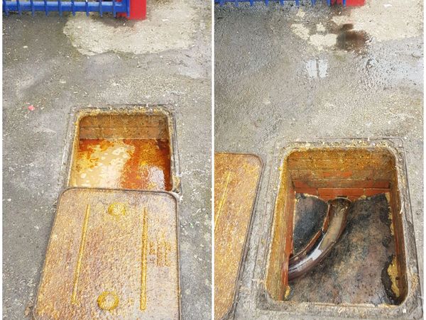 Commercial Drain Unblocking
Blocked Drain
Drain Unblocking
Outdoor drain blocked with grease.