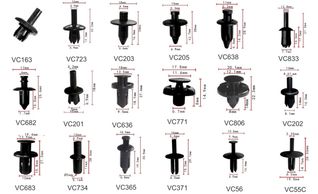 Body Panel clips
Trim Clips
vehicle brands
universal
Fasteners
Fender Screws
Self Tapping
Grommet