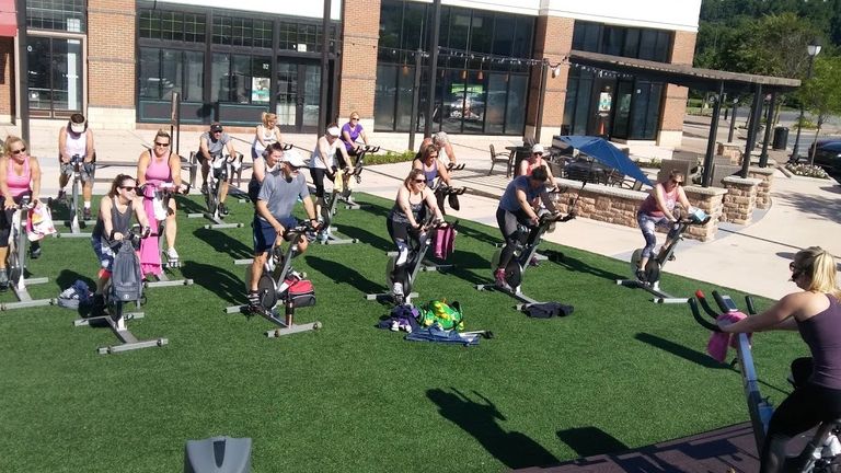 Fresh Air Group Cycle at The Promenade Shops at Saucon Valley, July 2019