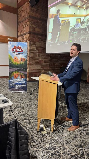 Dr. Mark Molinaro, From NAU Hotel & Restaurant Management School at the Sedona Lodging Council