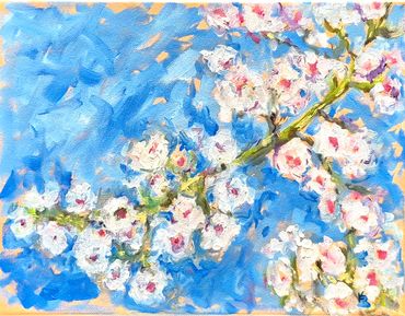 Almond Blossoms
Limited Edition Giclée Print
11"x14"
$125
Contact me: 4handarts@gmail.com