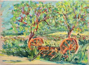 Forgotten Work Among the Poppies
Oil
10.5" x 8.5"
$500 (framed)
Contact me: 4handarts@gmail.com