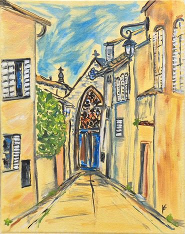 Saint Jean de Malte
Oil on canvas
11"x14"
$500
Contact me: 4handarts@gmail.com