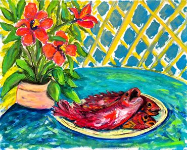 Lunch en Provence
Oil on canvas
16"x20"
$800 (framed)
Contact me: 4handarts@gmail.com