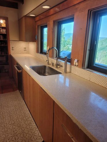 Kitchen remodel project tile