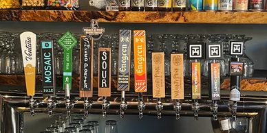 Hyper local craft beer on tap