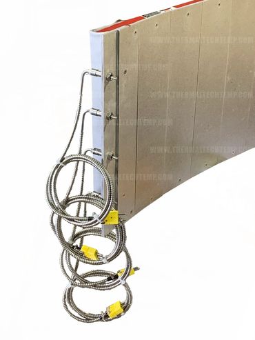 Thermocouples plugged in to Record Temperatures