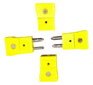 Two Female and Two Male Thermocouple Plugs