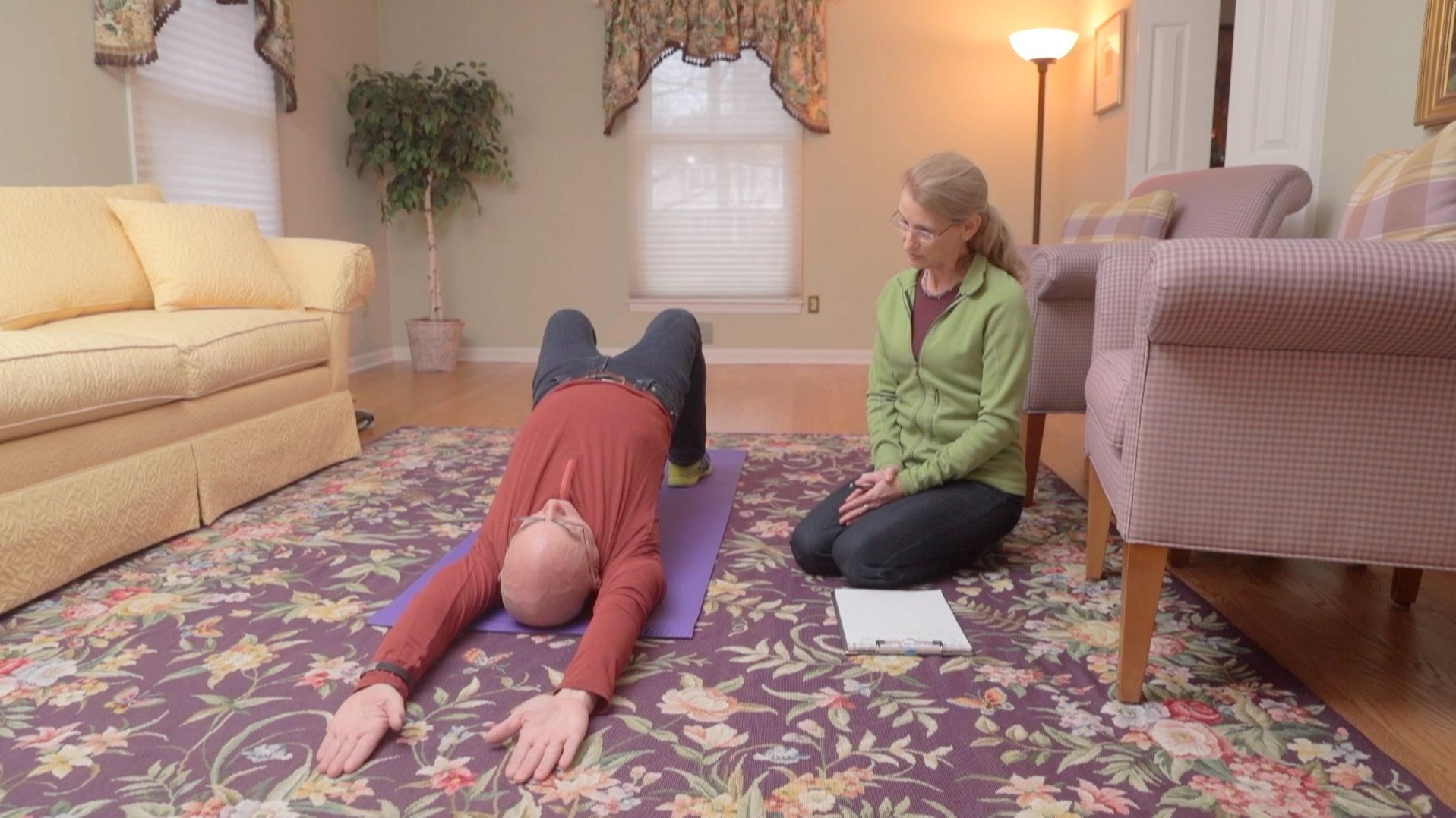 Personalized yoga therapy addresses an individual's unique health condition.