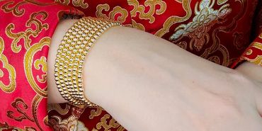 Gold filled beaded bracelets