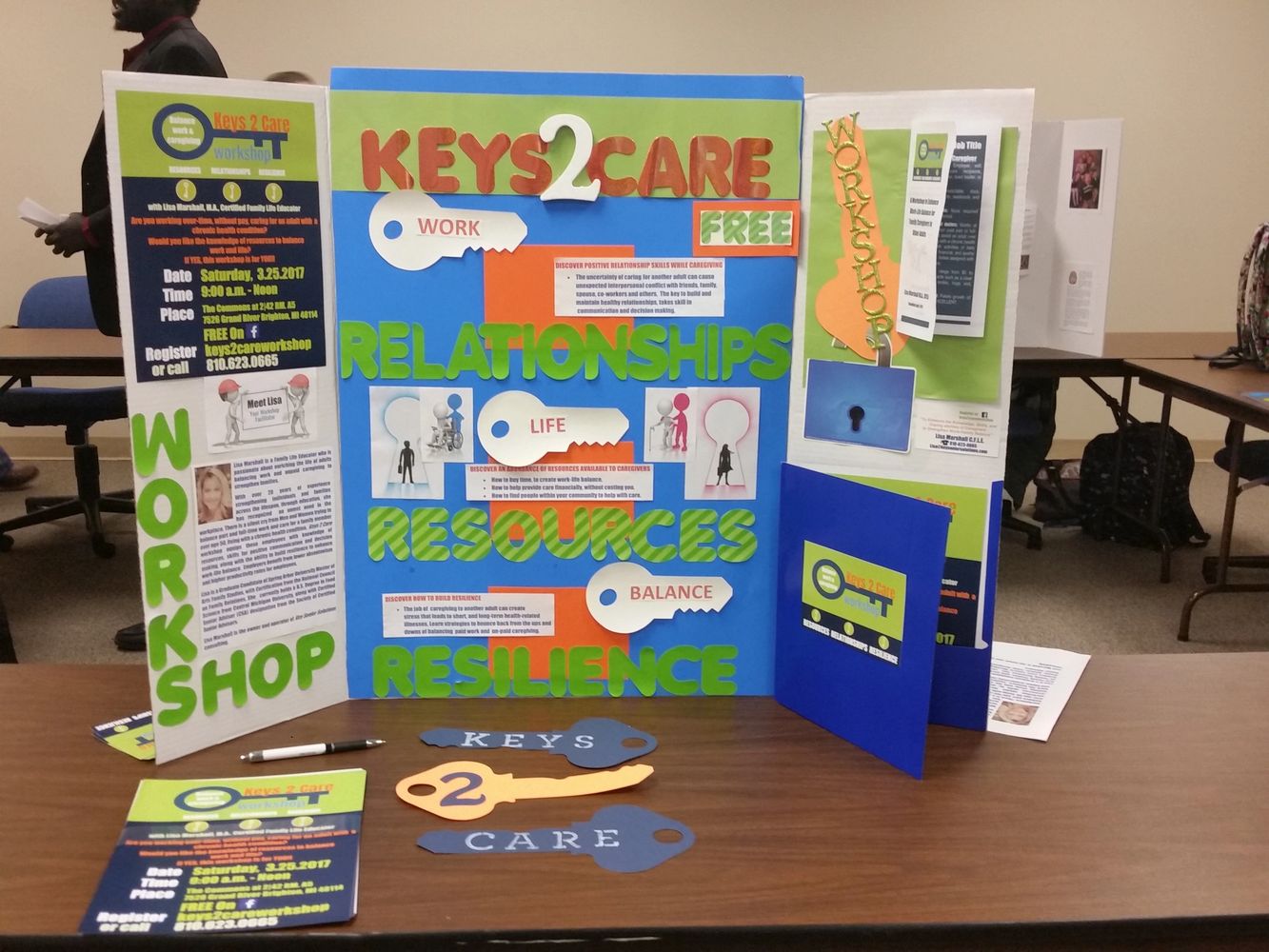 Keys 2 Care Workshop Display
