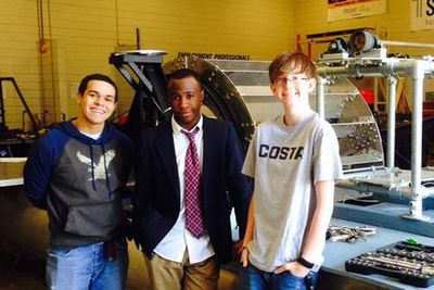 From left, Jacob Goldberg, Christian McDonald and Alex Miller