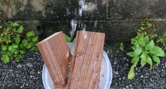 Composite door water test