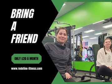  'Bring a Friend' Membership & enjoy the benefits of working out together! 