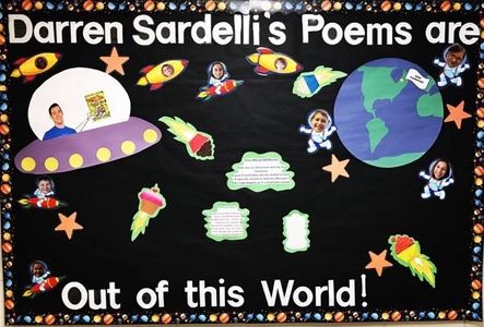 Great bulletin board idea for a school display