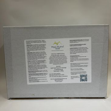 Box of Maxi-Nutrio rice product with label and instructions.