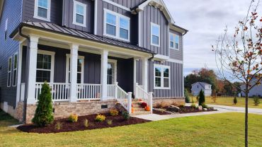 Front Landscape Design in Youngsville NC