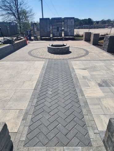 Paver Patio Display Raleigh NC