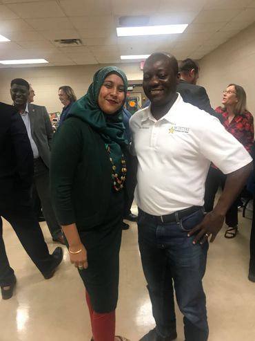 Nuren Haider - Vice Chair of Orange County Democrats and Sheriff Candidate Eric McIntyre 