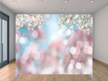 Cherry Blossom  - pillowcase / tension backdrop