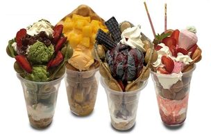 Bubble Waffle desserts