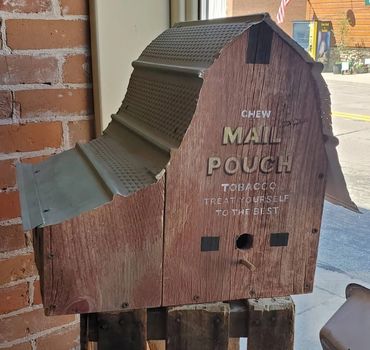 Vintage Mail Pouch Tobacco Barn Bird House