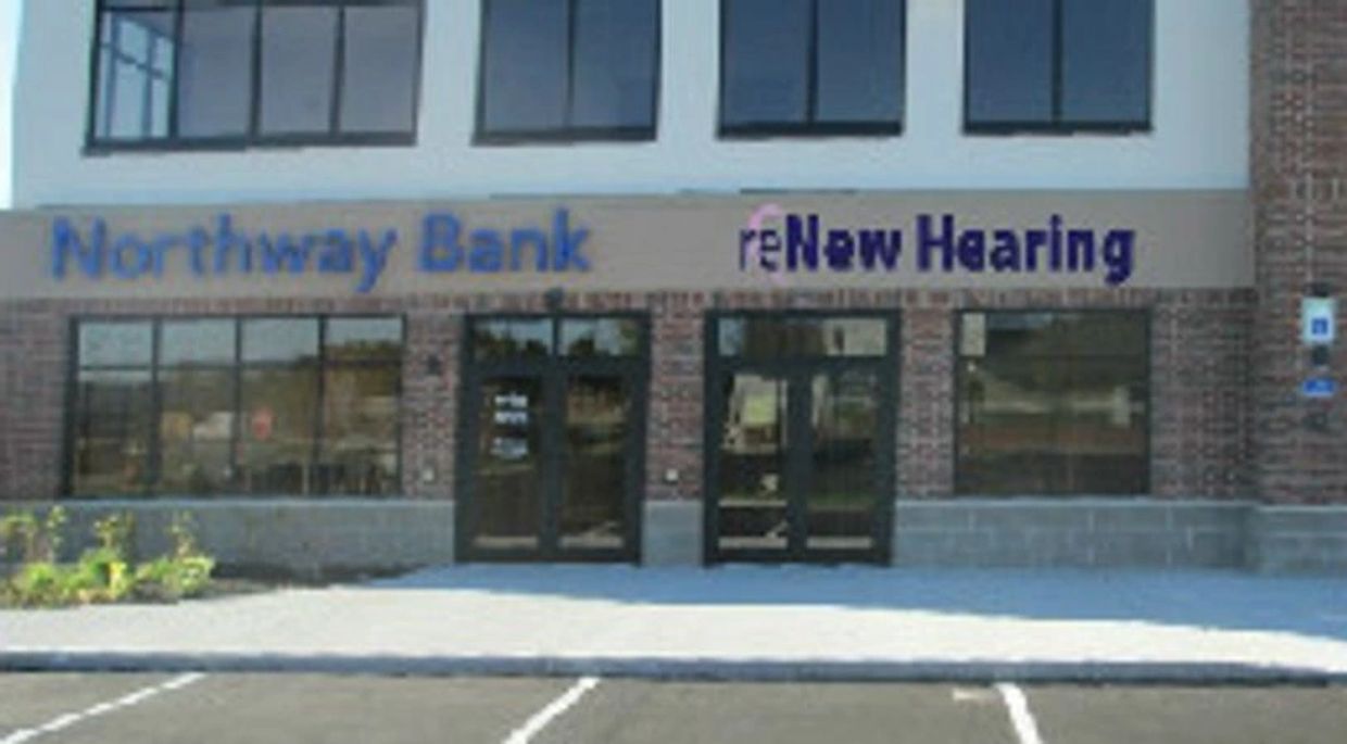 reNew Hearing next to Northway Bank