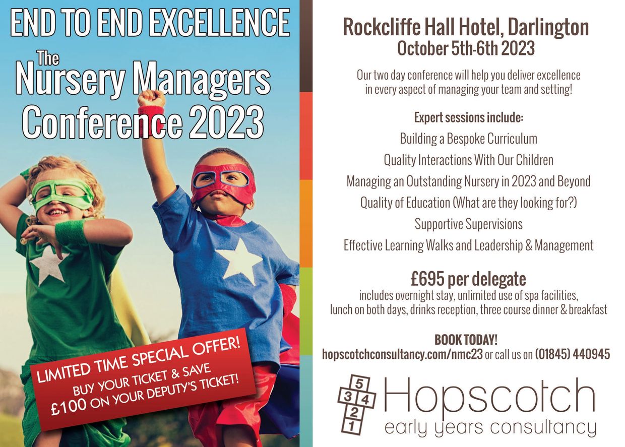Nursery Managers Conference 2023 Advert