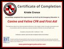 Canine and Feline CPR Certified groomers