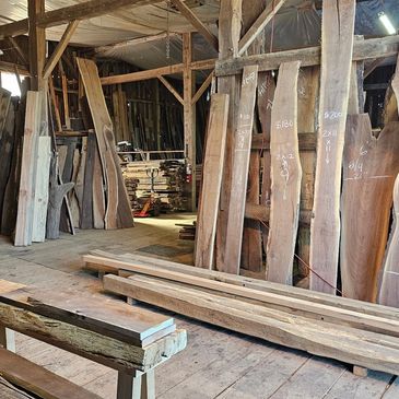 Reclaimed lumber slabs, mantels, beams and more for your next project.