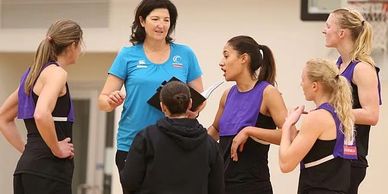 Vicki Wilson netball coach