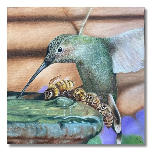 Almas y elementos.
Oleo sobre canva.
2024