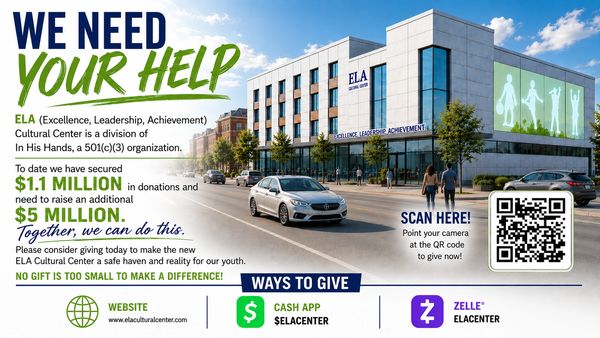 ELA Cultural Center seeks $5 million donations to support youth programs.