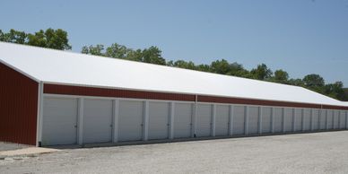 Medium size storage units 10' x 20' to 12' x 36'