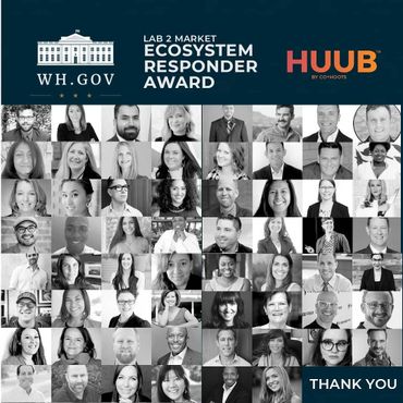 graphic with 64 black and white profile pictures