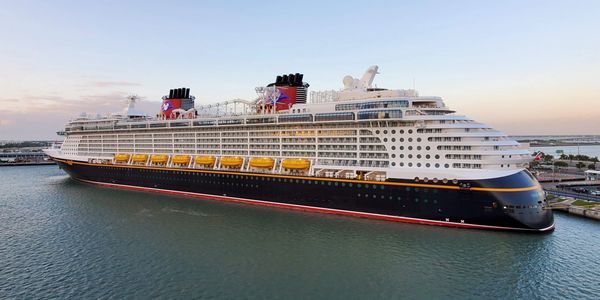 The beautiful Disney Fantasy cruise ship is one of my favorites. 