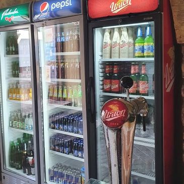 Cold Drinks at Krka River Lodge, Slovenia