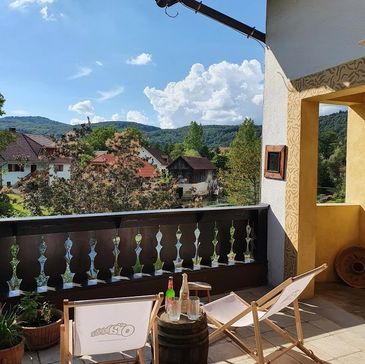 Terrace at Krka River Lodge - Slovenia