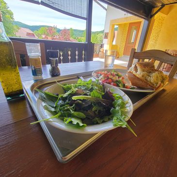 Fresh Food at Krka River Lodge, Slovenia