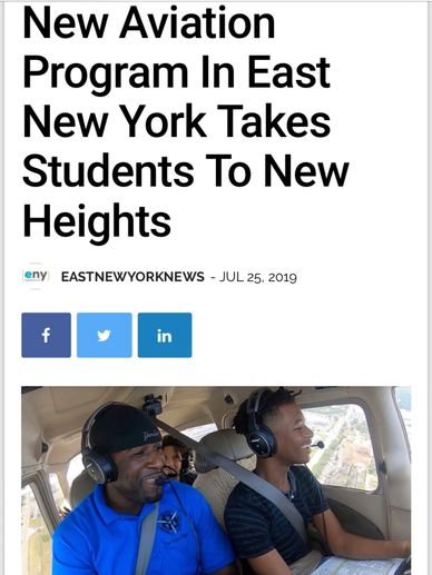 New Aviation Program In East New York Students To New Heights