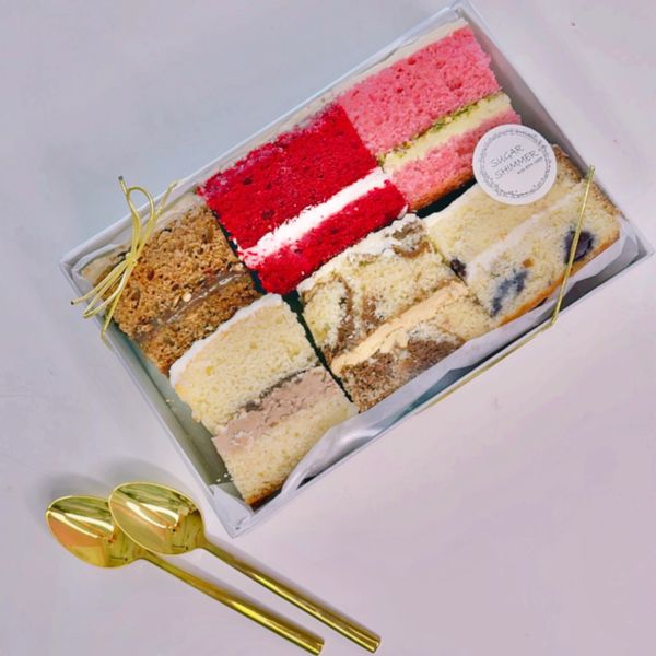 Cake tasting box 