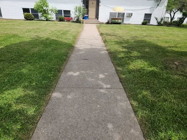 Walkway to door hard edged