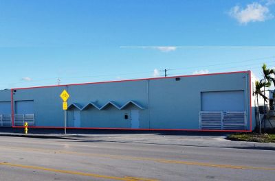 Warehouse at 2450 NW 151 Street in Miami, leased by King Industrial Realty's Brian King