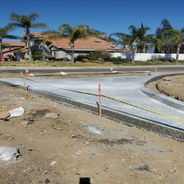 Commercial concrete work